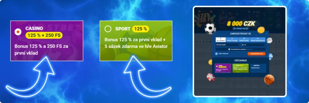 Jak získat bonus při registraci na Mostbet